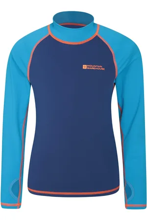 Mountain Warehouse Kids Unisex Childrens/Kids Long-Sleeved Rash Top - Size 11-12Y