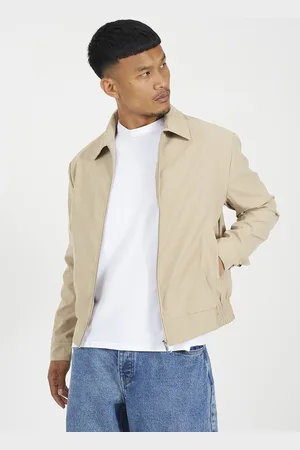 Brave Soul Mens Lightweight Harrington Jacket - Size Medium