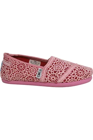 TOMS Childrens Unisex Classic Kids Espadrilles Textile - Size UK 13 Kids