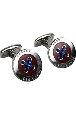 Hackett 4 Button Hole Mens Cufflinks - One Size