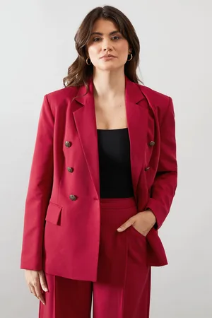 wallis Womens Military Button Double Breasted Blazer - - Size 20 UK