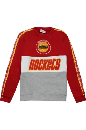 Mitchell & Ness Houston Rockets NBA Leading Scorer Fleece Crew Mens Sweater - Cotton - Size Large