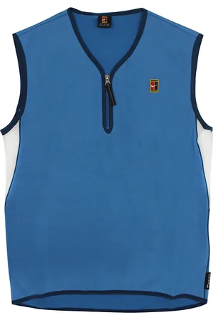 Nike Vintage Mens 1/4 Zip Vest Top - Textile - Size Large