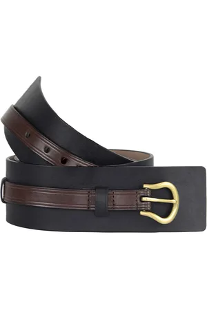 Cole Haan 55mm Mens /Brown Wide Belt Leather - Size Small