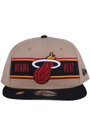 New Era Mens Accessories Miami Heat NBA 9FIFTY Draft Cap in - Size Medium/Large