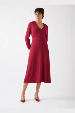 LK Bennett Womens Astrid Dresses, Dark - Size 16 UK
