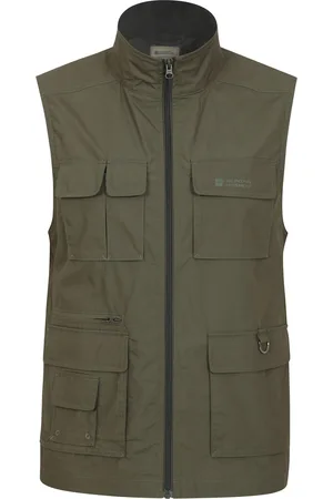 Mountain Warehouse Mens Trek II Gilet ( Green) - Size Small