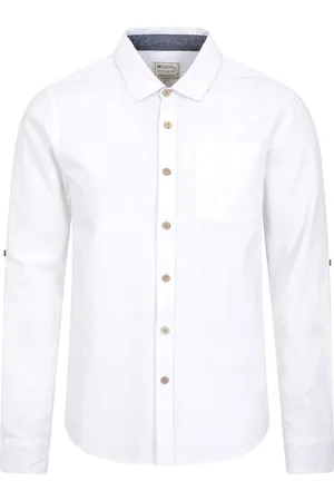 Mountain Warehouse Mens Coconut Textured Long-Sleeved Shirt - Size Small