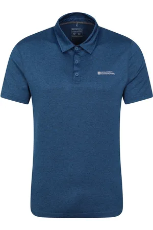 Mountain Warehouse Mens Deuce IsoCool Polo Shirt (Dark ) - Size Medium