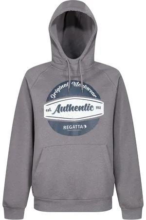 Regatta Mens Original Hoodie (Rock Marl) - Size X-Large