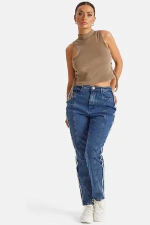 Urban Bliss Womens Fray Seam Detail Wrath Jean - - Size 6 UK
