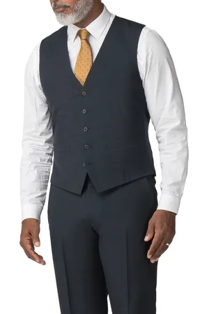 Racing Green Mens Plain Waistcoat - - Size 44 Regular