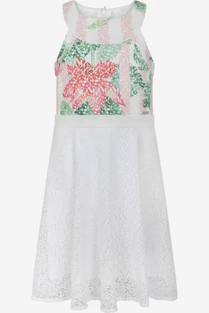 Guess Girls Dress - & Pink Lace - - Size 16Y
