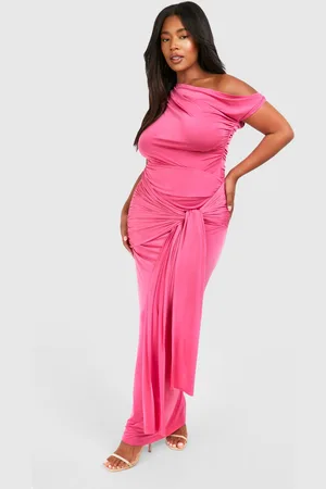 Boohoo Womens Plus Wrap Detail Maxi Skirt - - Size 24 UK