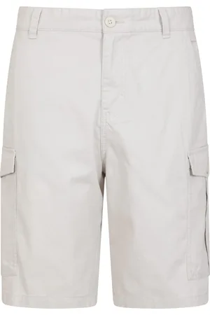 Mountain Warehouse Mens Lakeside Cargo Shorts (Off White) Cotton - Size 40 Regular