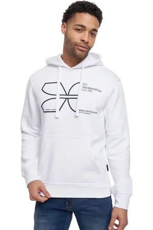 Crosshatch Mens Cutups Hoodie Cotton - Size Large