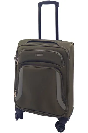 Infinity Unisex Soft Shell Cabin Suitcase 55 x 40 x 20 cm Lightweight Luggage Suitable for Easyjet, Ryanair - - One Size