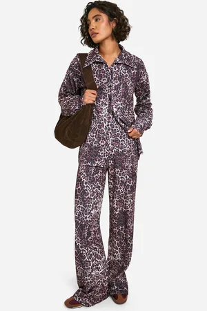 Boohoo Womens Tall Crinkle Shirt and Trouser Co-ord - Size 12 UK