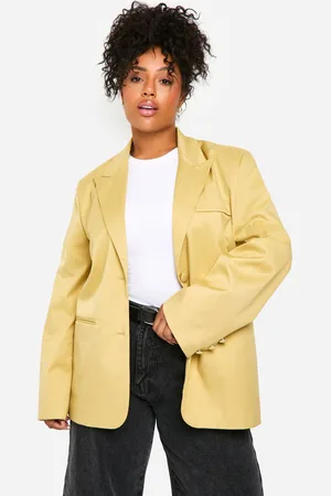 Boohoo Womens Plus Essential Oversized Single Breasted Blazer - - Size 28 UK