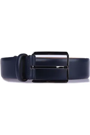 HUGO BOSS Mens Accessories T-Leo Belt in Dark Leather - Size 34 inch