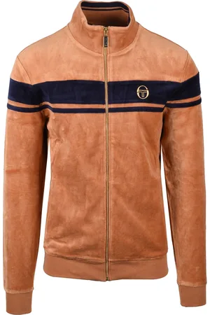 Sergio Tacchini Mens Tacchinini Damarindo Track Top Almond/Maritime Blue - - Size Large