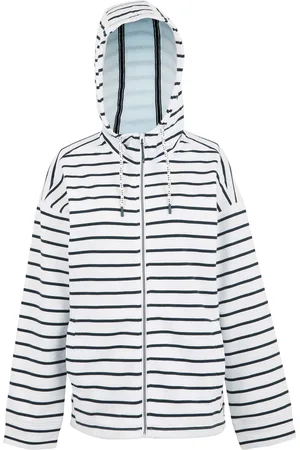 Regatta Womens/Ladies Bayletta II Striped Full Zip Hoodie ( /Navy) - Size 10 UK