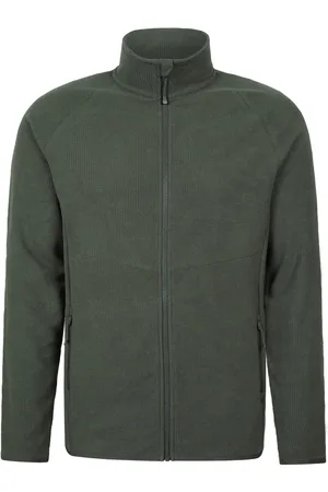 Mountain Warehouse Mens Milburn Fleece Jacket ( Green) - Size X-Small