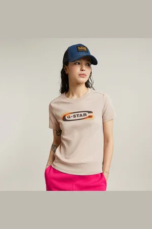 G-Star Womens G-Star RAW Old Skool Logo Top - Cotton - Size 2XS