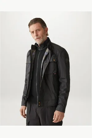 Belstaff Kelby Mens Merino Wool Zip Cardigan - - Size Medium