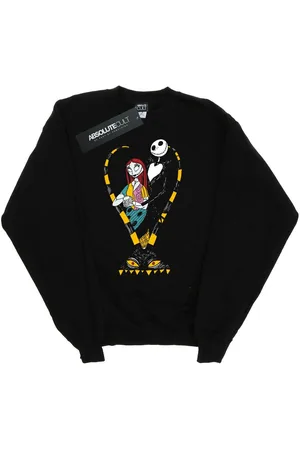 Disney Girls Nightmare Before Christmas Jack And Sally Love Sweatshirt - Size 12-13Y