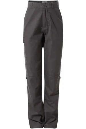 Craghoppers Childrens Unisex Childrens/Kids Kiwi II Trousers ( Pepper) - Size 11-12Y