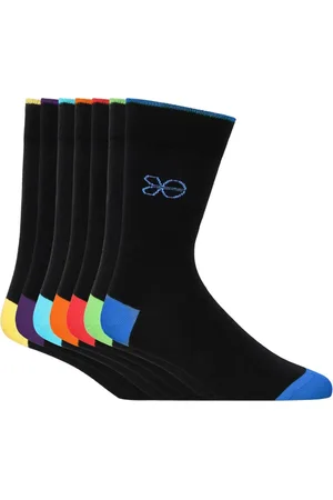 Crosshatch Mens Farrago Socks (Pack of 7) ( /Multicoloured) - One Size