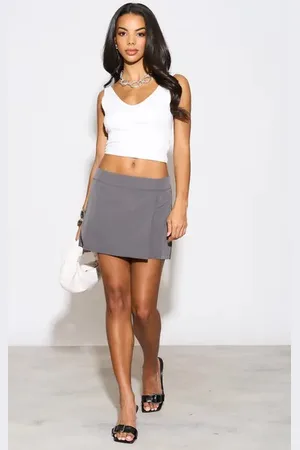 Gini London Womens Wrap Over Mini Skirt - Size 12 UK