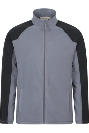 Mountain Warehouse Mens Ashbourne Full Zip Fleece Jacket (Dark ) - Size 4XL