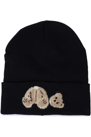 Palm Angels Womens Accessories Bear Beanie in Wool - One Size