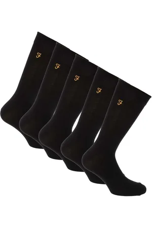 Farah Mens Kinley 5 Pack Dres Socks in Cotton - Size 7-11Y
