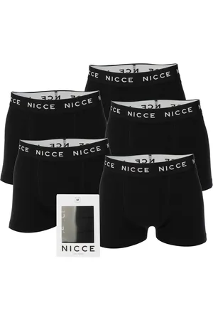Nicce London Mens Galan 5 Pack Boxer Shorts in Cotton - Size 2XL
