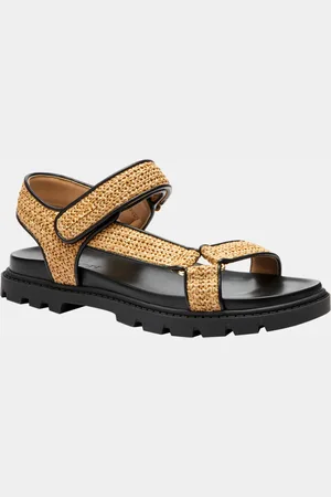 Coach Womens Straw Sport Sandal - - Size UK 7.5