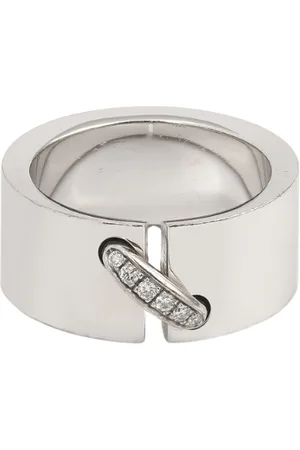 CHAUMET Pre-owned Womens Lien Large Ring in 18K White Gold - - One Size