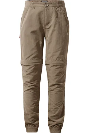 Craghoppers Boys NosiLife Terrigal Zip Off Walking Trousers - polyamide - Size 7Y