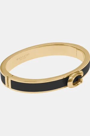Coach Womens Push C Hinged Bangle - - One Size