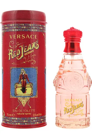 VERSACE Womens Red Jeans Eau de Toilette 75ml Spray For Her - - One Size