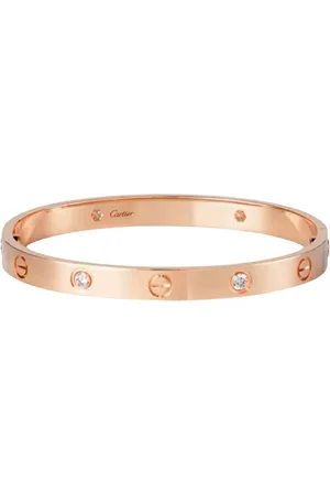 Cartier Pre-owned Womens Love Bracelet in 18K Rose - One Size