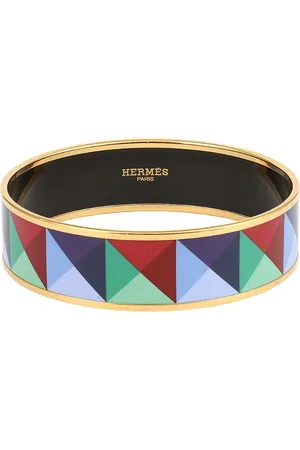 Hermès Pre-owned Womens Enamel Bracelet in Gold-plated metal - Gold Tone - One Size