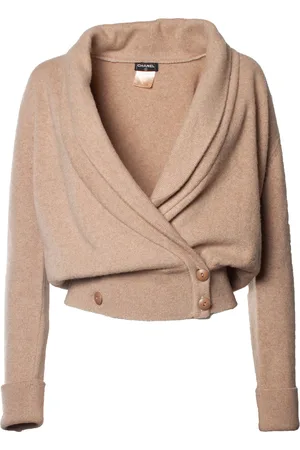CHANEL Pre-owned Womens Cashmere crossover cardigan - - Size EU 36 (Womens)