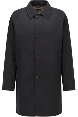 HUGO BOSS Mens Uwaz Casual Coat in Patent Leather - Size 2XL