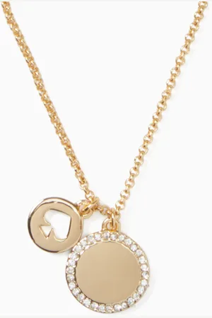 Kate Spade Womens Pave Charm Pendant - - One Size