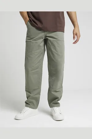 River Island Mens Workwear Trousers Regular Fit Cotton - Size 28 Regular