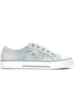 QS by s.Oliver Womens S Oliver Canvas Slip-on Trainers - Cotton - Size UK 6