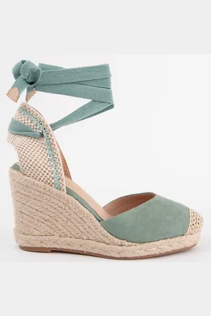 Montevita Womens Wedge Espadrille Balenci8 - Size EU 38